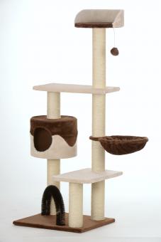 SILVIO DESIGN Etagenboy ca. 138 cm, beige-braun 