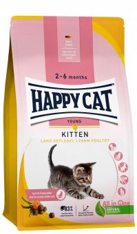 HAPPY CAT KITTEN mit Land Geflügel 1,3 kg 