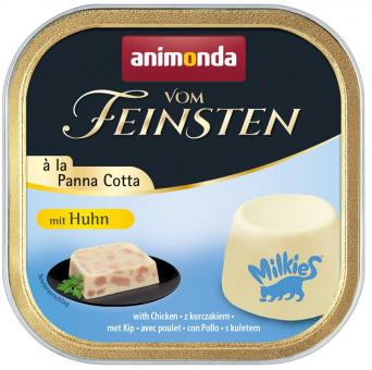 animonda VOM FEINSTEN MILKIES à la Panna Cotta mit Lachs für Katzen 32 x 100 g 
