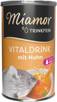Miamor Trinkfein VITALDRINK mit Huhn für Katzen 24 x 135 ml 
