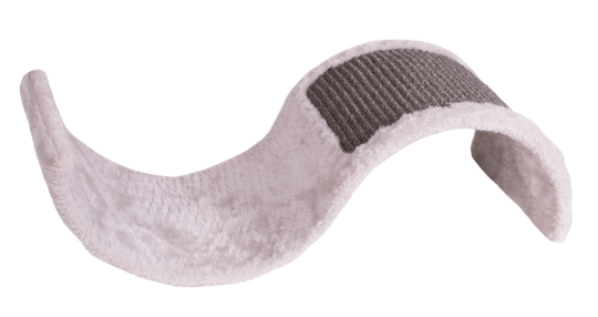 azoona Sisal-Kratzwelle 52 x 20 x 17 cm, grau 