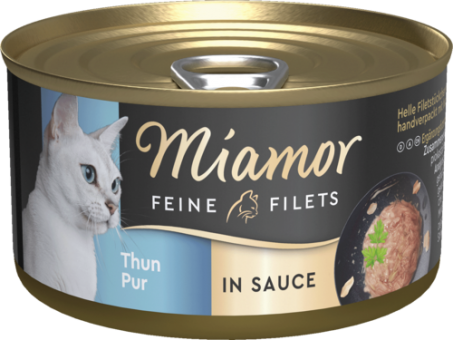 Miamor FEINE FILETS mit Thunfisch in Sauce für Katzen 24 x 85 g 