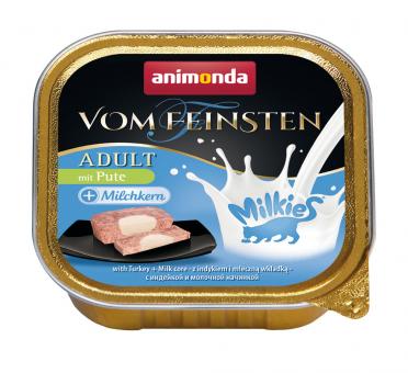 animonda VOM FEINSTEN mit Pute, Milchkern für Katzen 32 x 100 g 