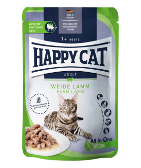 HAPPY CAT Culinary Meat mit Weide-Lamm 20 x 85 g 