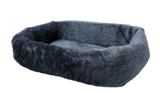 SILVIO DESIGN Tiersofa de Luxe 75 x 45 x 17 cm, blau 