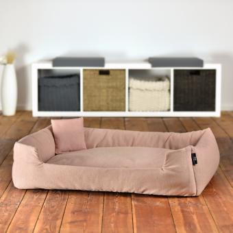 ROHRSCHNEIDER Kuschelsofa recycelt für Hunde Gr.2 ca. 49 x 70 x 15 cm, rosa 