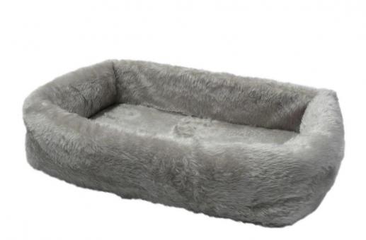SILVIO DESIGN Tiersofa de Luxe ca. 45 x 35 x 12 cm, grau 