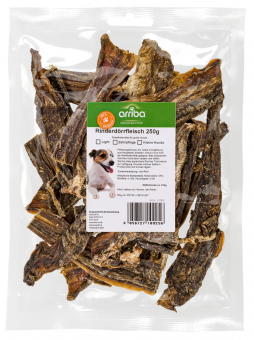 arriba Rinderdörrfleisch für Hunde 250 g 