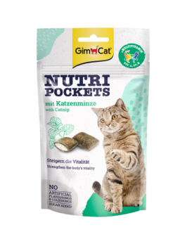 GimCat Nutri Pockets mit Katzenminze 60 g 