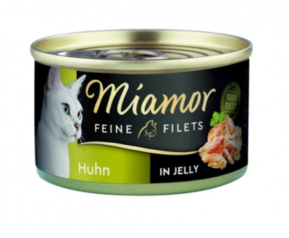 Miamor FEINE FILETS mit Huhn in JELLY für Katzen 24 x 100 g 