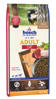 bosch mit Lamm, Reis für Hunde 15 kg 