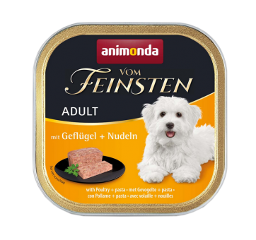 animonda vom FEINSTEN mit Geflügel, Nudeln für Hunde 22 x 150 g 
