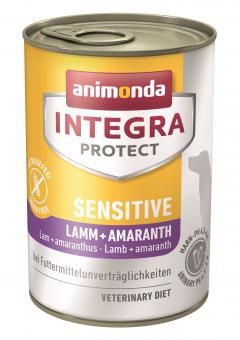 animonda Integra Protect Sensitive Hund 6x400g mit Lamm und Amaranth 