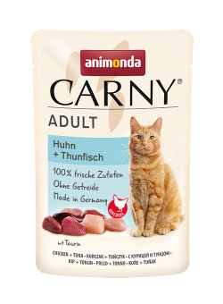 animonda CARNY mit Huhn, Thunfisch für Katzen 12 x 85 g 