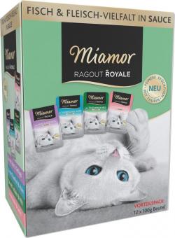 Miamor Multi Mix Katzenzarte Stückchen in Sauce 12 x 100 g 
