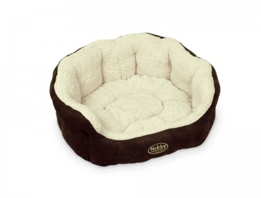 Nobby Hundebett 86x70x24cm in braun 