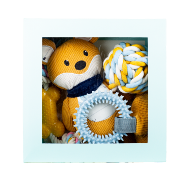 azoona Hundespielzeug Puppy-Geschenkset hellblau 