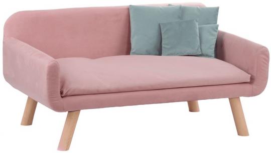 SILVIO DESIGN Hundesofa Cora 60x103x50cm in rosa 