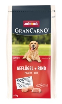 animonda GRANCARNO Senior mit Geflügel, Rind 1 kg 
