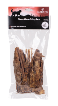 MAJESTIC Straußen-Crispies für Hunde 200 g 