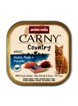 animonda CARNY Adult Country 32x100g mit Huhn, Pute und Forelle 