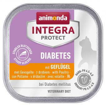 animonda INTEGRA PROTECT Diabetes mit Geflügel für Katzen 16 x 100 g 