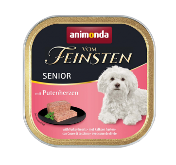 animonda VOM FEINSTEN SENIOR mit Putenherzen 22 x 150 g 