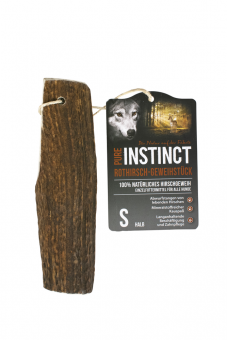 PURE INSTINCT Rothirsch-Geweihstück für Hunde Halb S 
