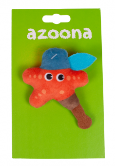 azoona Plüsch-Seestern Pirat für Katzen 