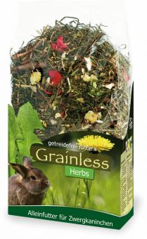 JR FARM Grainless Herbs Zwergkaninchen 400 g 