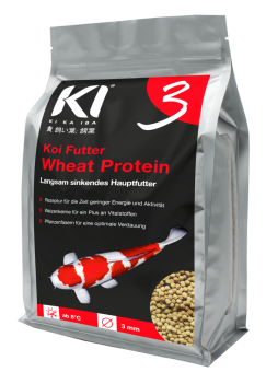 KIKAIBA Koi Futter Wheat Protein 3 mm 1 kg 