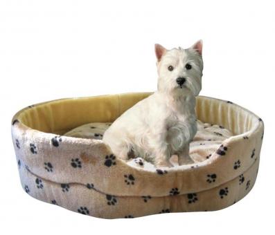 SILVIO DESIGN Hundebett Silvio M ca. 55 x 48 x 18 cm, beige 
