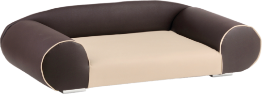 SILVIO DESIGN Hundesofa Darko, 122 x 53 x 35 cm, braun-beige 