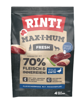 RINTI MAX-I-MUM mit Ente für Hunde 4 kg 
