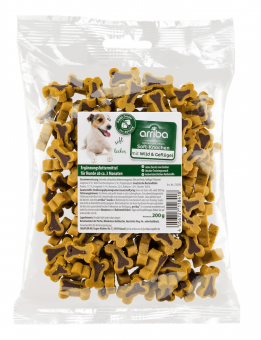 arriba Soft-Knochen mit Wild & Geflügel für Hunde 200 g 
