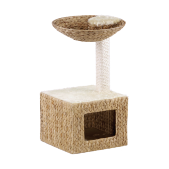 SILVIO DESIGN Wohnboy Casa ca. 36 x 36 x 70 cm, beige-weiß 