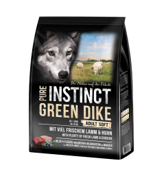 PURE INSTINCT GREEN DIKE Adult SOFT mit Lamm & Huhn für Hunde 1 kg 