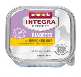 animonda INTEGRA PROTECT Diabetes mit Hühnchenleber für Katzen 16 x 100 g 