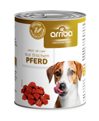 arriba mit Pferd für Hunde 6 x 800 g 