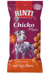 RINTI Chicko Plus mit Huhn, Goji Beere für Hunde 70 g 