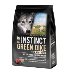PURE INSTINCT GREEN DIKE SOFT mit Lamm, Huhn für Hunde 4 kg 