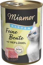 Miamor Feine Beute Kitten mit Geflügel für Katzen 12 x 400 g 