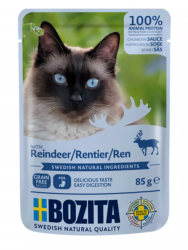 BOZITA mit Rentier für Katzen 12 x 85 g 