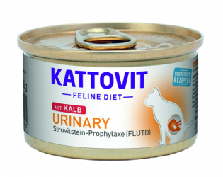 KATTOVIT Feline Diet Urinary mit Kalb für Katzen 12 x 185 g 