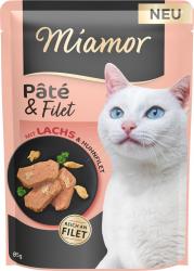 Miamor Paté & Filet mit Lachs, Huhnfilet für Katzen 10 x 85 g 