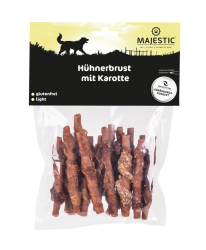 MAJESTIC Hühnerbrust mit Karotte für Hunde 250 g 