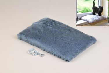 SILVIO DESIGN Fensterliege ca. 37 x 28 cm, blau 