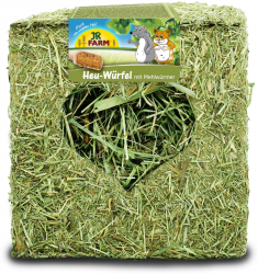 JR FARM Heu-Würfel mit Mehlwürmer 125g 