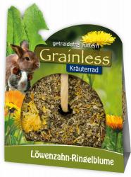 JR FARM Grainless Kräuterrad Löwenzahn-Ringelblume 140 g 