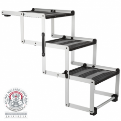 TRIXIE Falt-Treppe Petwalk 37cm bis zu 57cm in Aluminium 